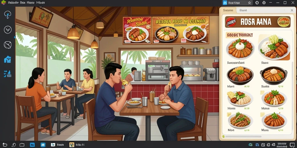 Tampilan antarmuka modern dan menarik.