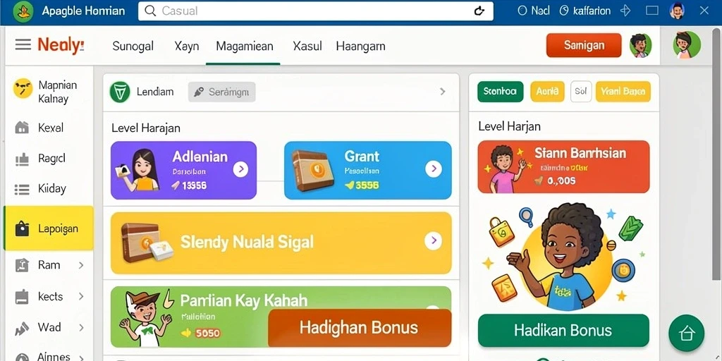 Tampilan antarmuka yang intuitif dan menarik.