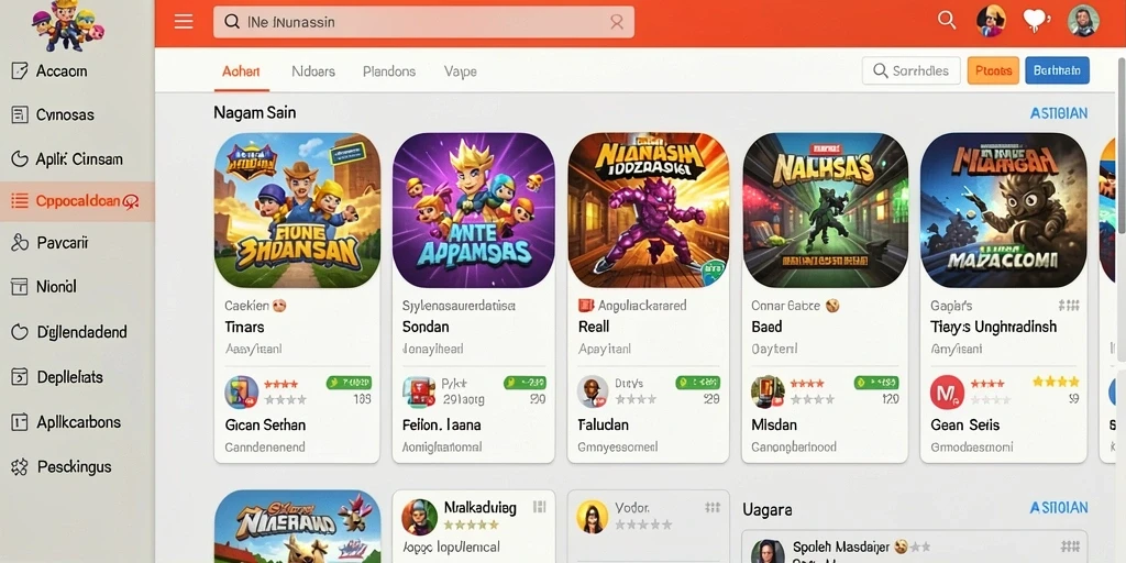 Tangkapan layar aksi seru dalam GAMERP.