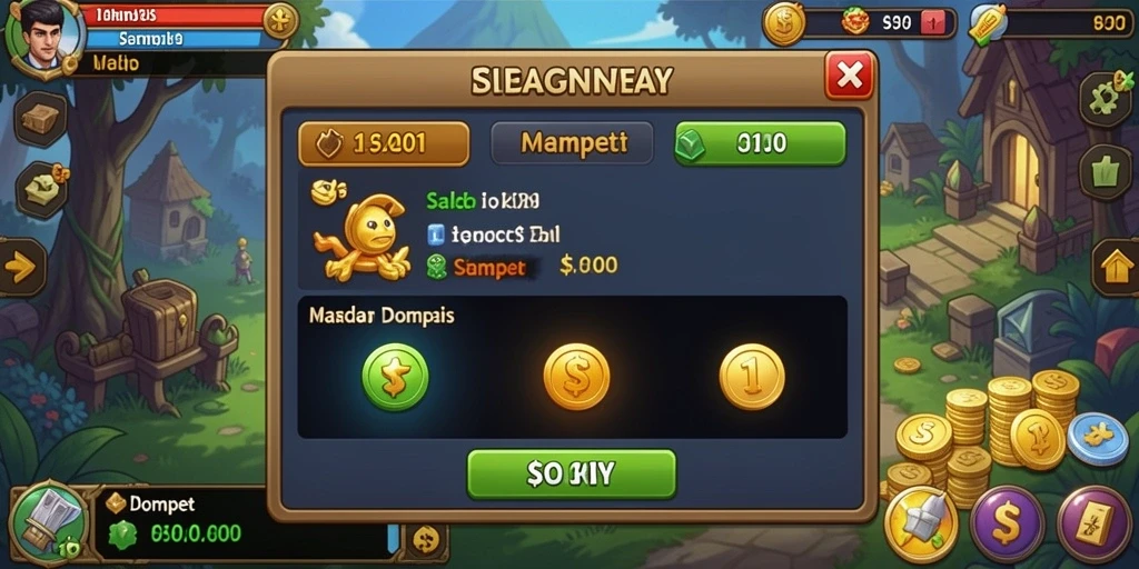 Menampilkan grafis yang memukau dan warna-warni.