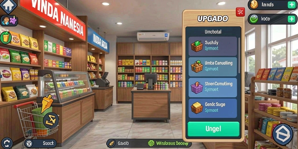 Tampilan menu utama yang menarik dan mudah dinavigasi.