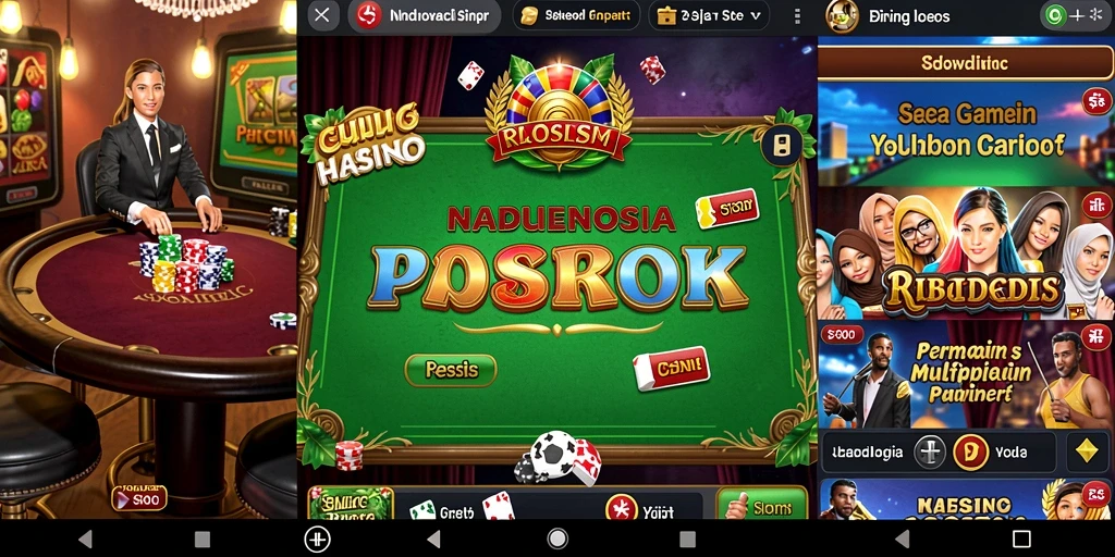 Tampilan awal yang menarik dan penuh warna.
