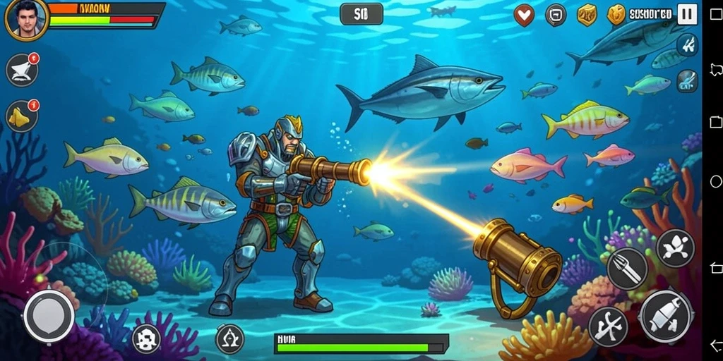 Screenshot menunjukkan tampilan utama game yang menarik.