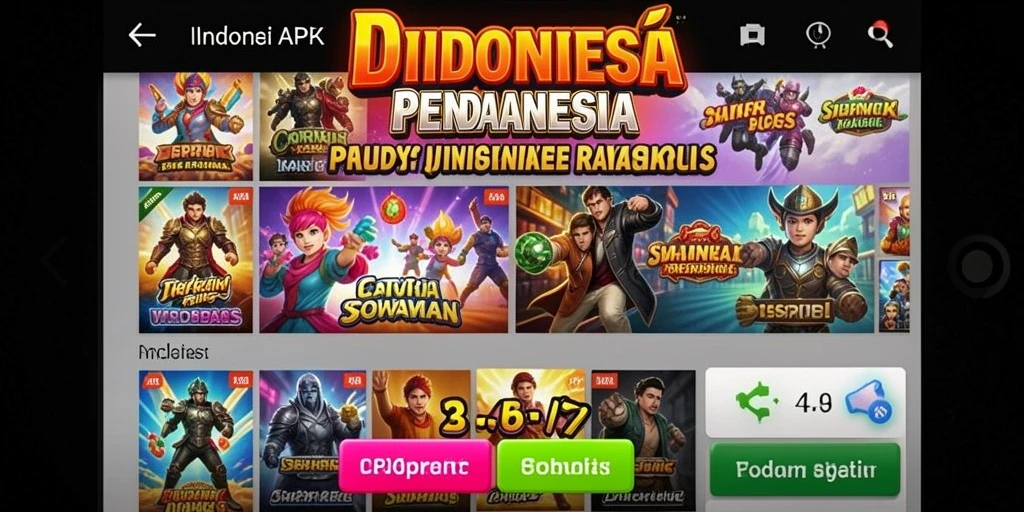 Tampilan antarmuka PISANGBET yang menarik dan intuitif.