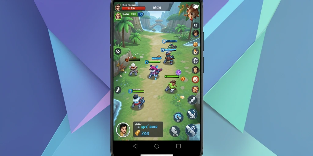 Screenshot menunjukkan karakter utama dalam aksi petualangan.