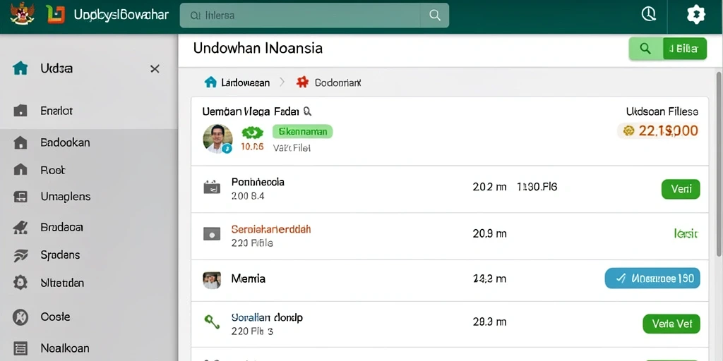 Tampilan awal yang menarik dan mudah dipahami.