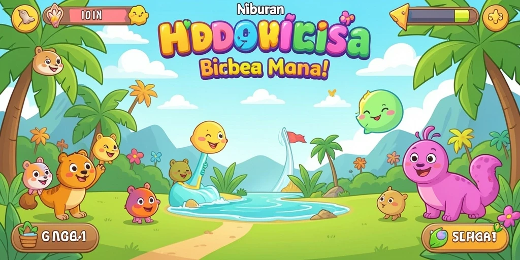 Tangkapan layar menampilkan aksi seru dalam gameplay.